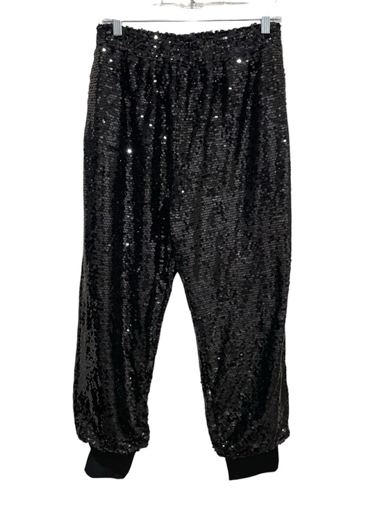 SSYS Pants - SSYS Mariah Sequin Jogger Pants Black Women Size Large Party Sparkle Lounge
